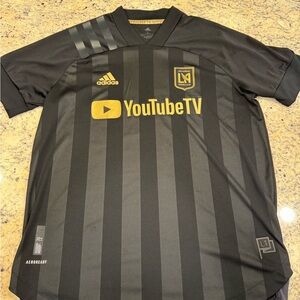 LAFC 2020/21 Authentic Adidas Black Home Jersey/Kit - Men’s L